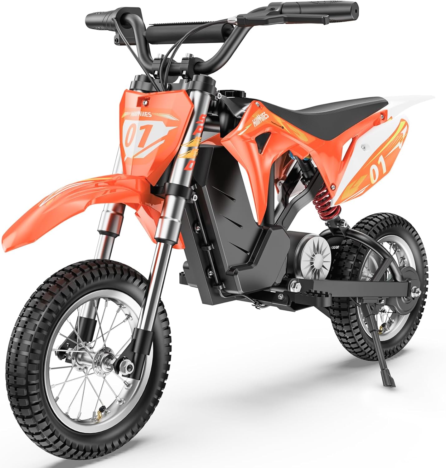 MileRocket 1 36V Kids Electric Dirt Bike with Dual Suspension & 12