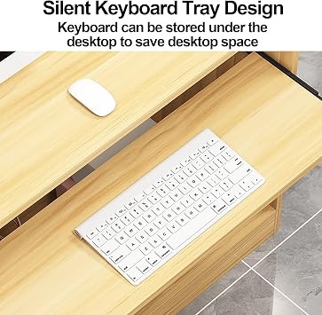 Reception Counter Desk, Checkout Counter, Modern Wooden Retail Counter, Front Counter Desk With Lockable Drawers, Stations Counter Table, For Checkout Office/Beauty Salon/Lobby/Clothing Store ( Color