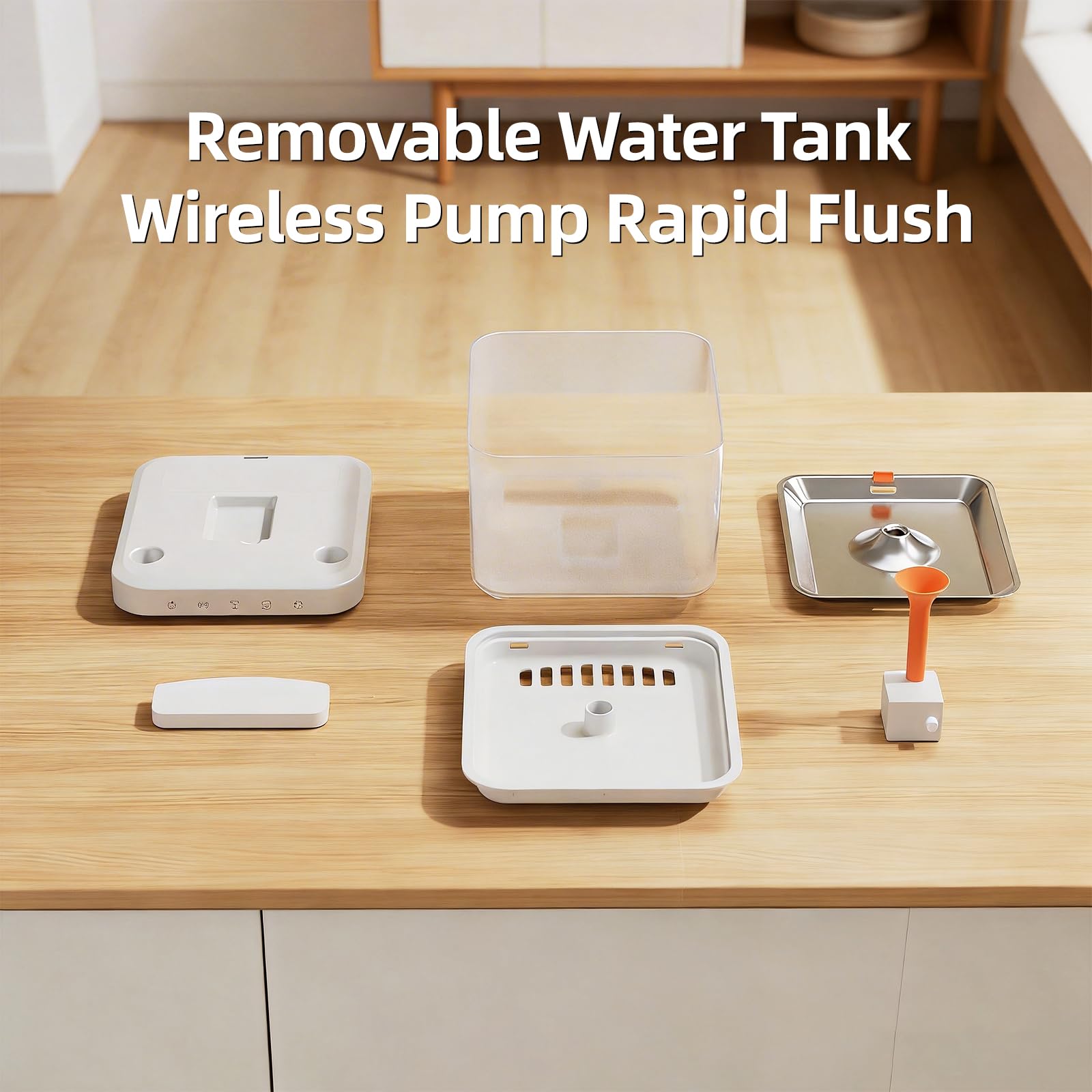 Fuente de agua inalámbrica para gatos, fuente de agua para gatos de 3.2 litros, gran capacidad, funciona con pilas, fuente de agua para mascotas para interiores con sensor de movimiento para gatos y