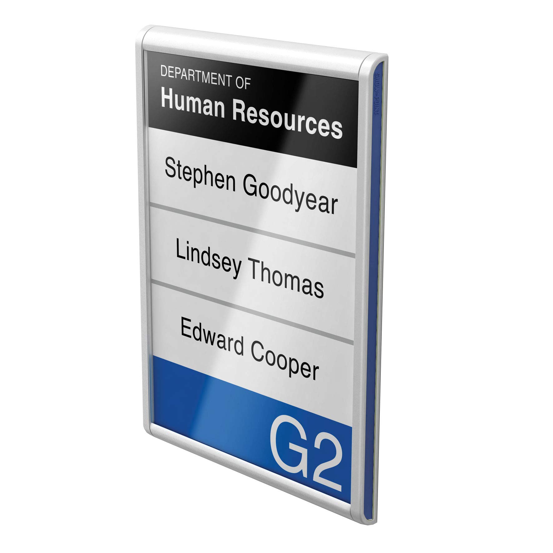 Indoor signage | A5 Poster Frame for wayfinding & guidance | Office signs for indoor premises & facilities | Ideal for Healthcare, School, Education, estates & facilities
