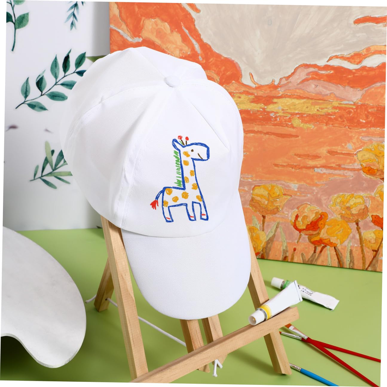 TOYANDONA Czapki Baseballowe Diy Z Niedokończonych Materiałów: Bawełniane Czapki Z Daszkiem Dla Dzieci, Czyste Baseballowe Do Malowania, Graffiti, Rękodzieła, Upominków Na Przyjęcia, Kreatywnej