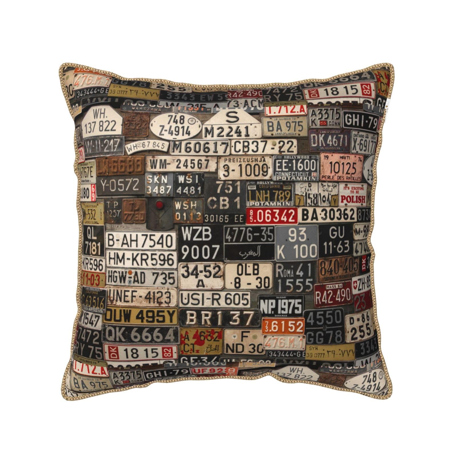 Housse de coussin en velours haute qualité, douceur durable et zippée