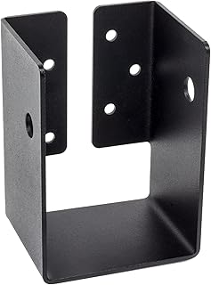 Simpson Strong Tie APHH46R Outdoor Accents® ZMAX®, Black Heavy Joist Hanger for 4x6 Rough