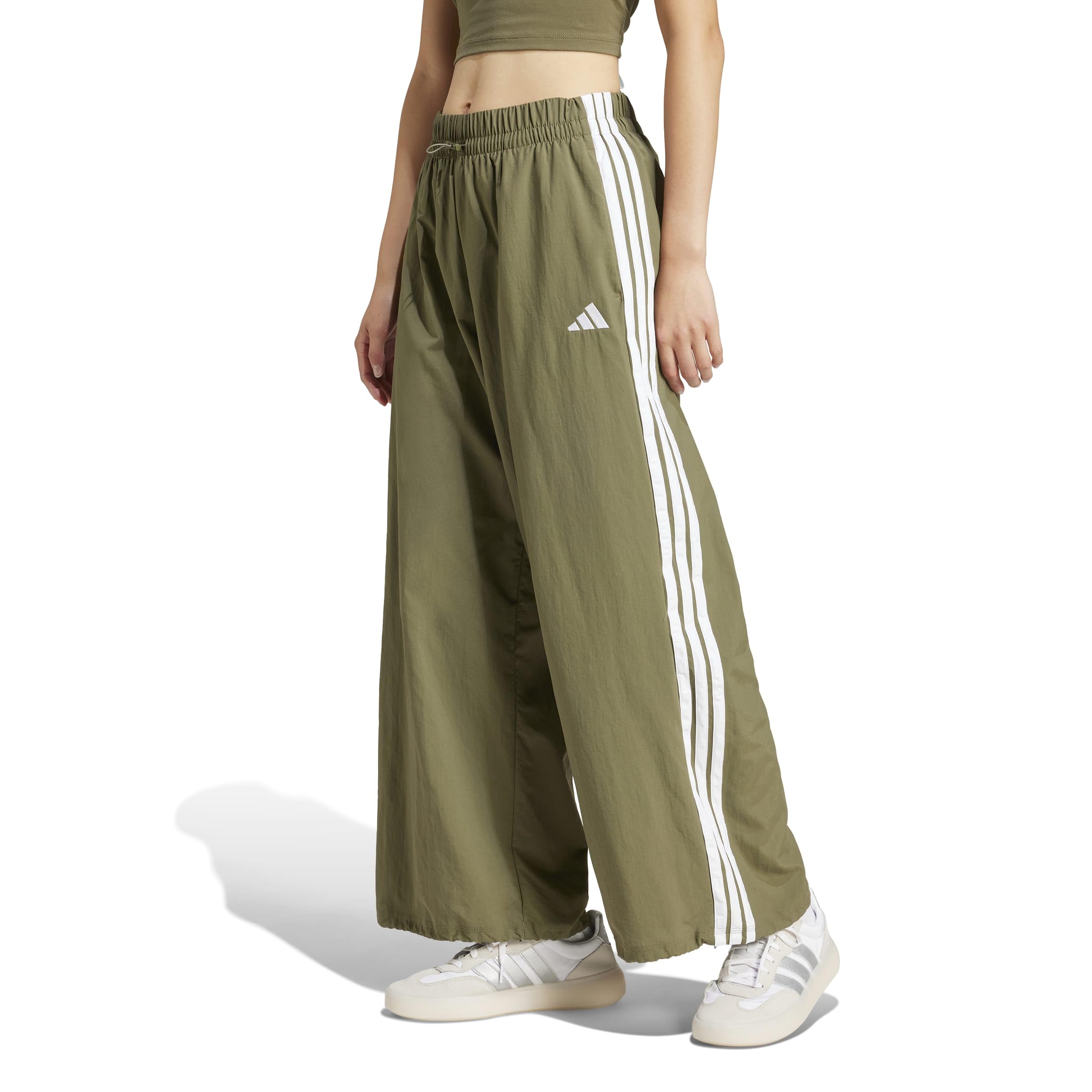 adidas Essentials 3-stripes Woven Parachute Pants - Spodnie lekkoatletyczne Kobiety