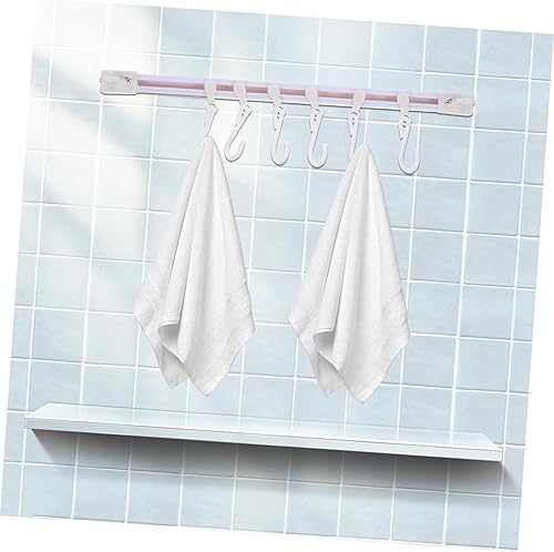 Miniatura 9 de Juego de 2 ganchos de gabinete para colgar en la pared, para colgar en la pared, barra, toalla, gancho de pared, gancho deslizante para llaves,
