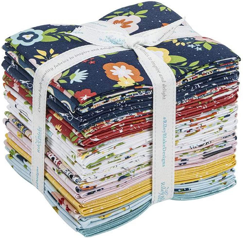 Echo Park Paper Co. Sew Much Fun 24 Fat Quarters Riley Blake Designs FQ-12450-24