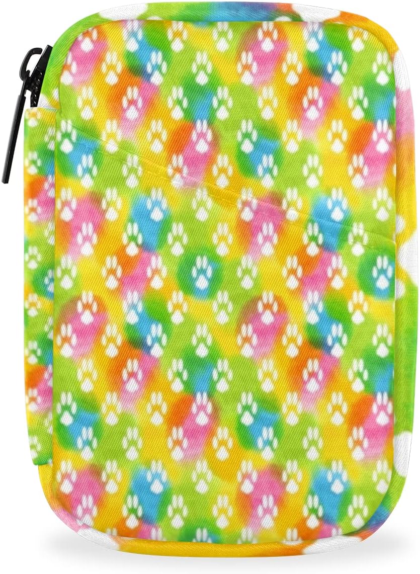 Weekly Travel Pill Organizer Petl Paw Rainbow Watercolor