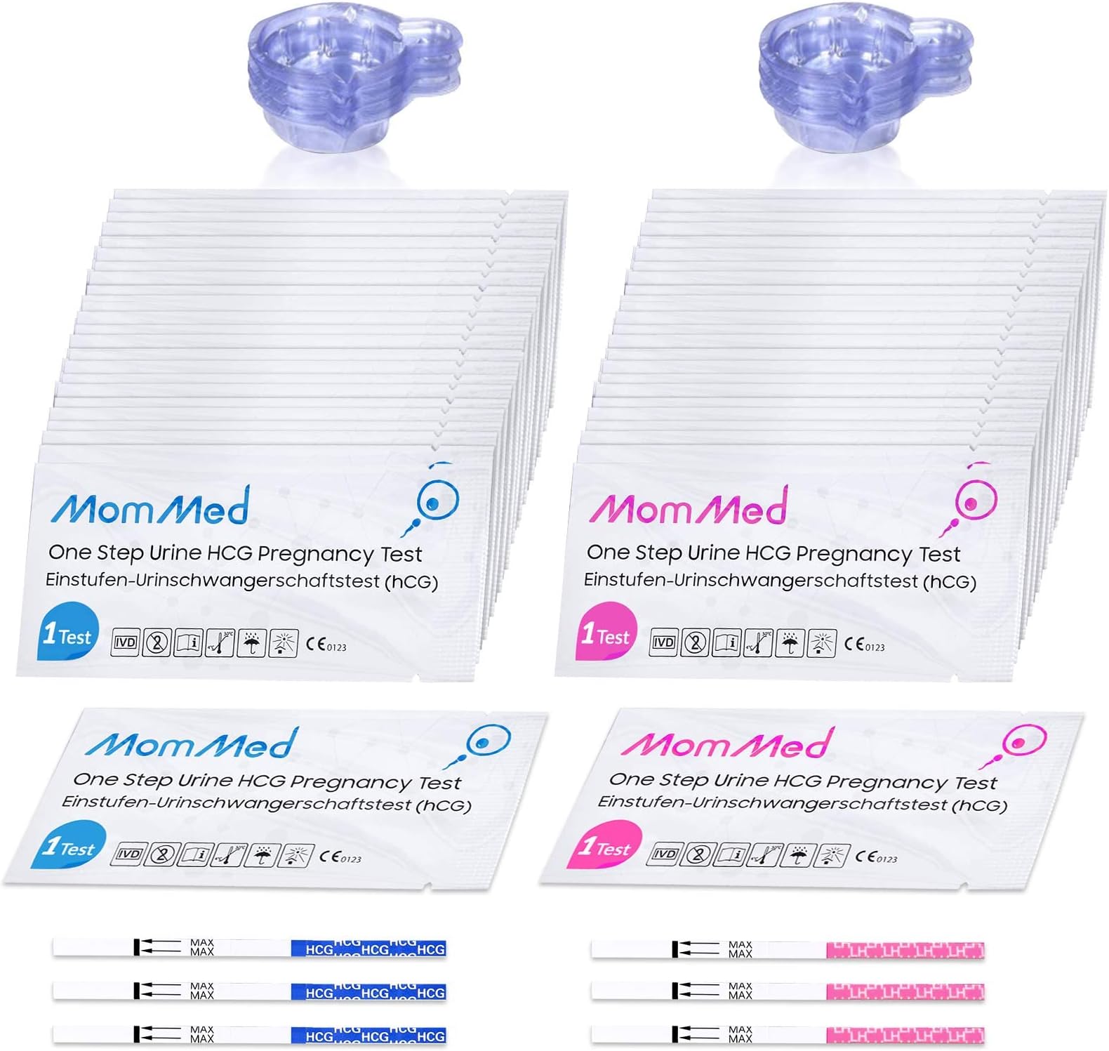 Ovulation Kit and Early Pregnancy Tests,20 Ovulation kit and 10 Pregnancy Test with 30 Urine Cups, Reliable and Quick Early Pregnancy Tests