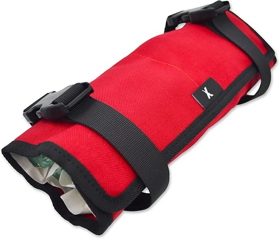 Lightning X Products Oral & Nasal Airway Roll Kit - Berman OPA, NPA, CPR Mask and Gear Bag for EMT Trauma First Aid Medic Kits