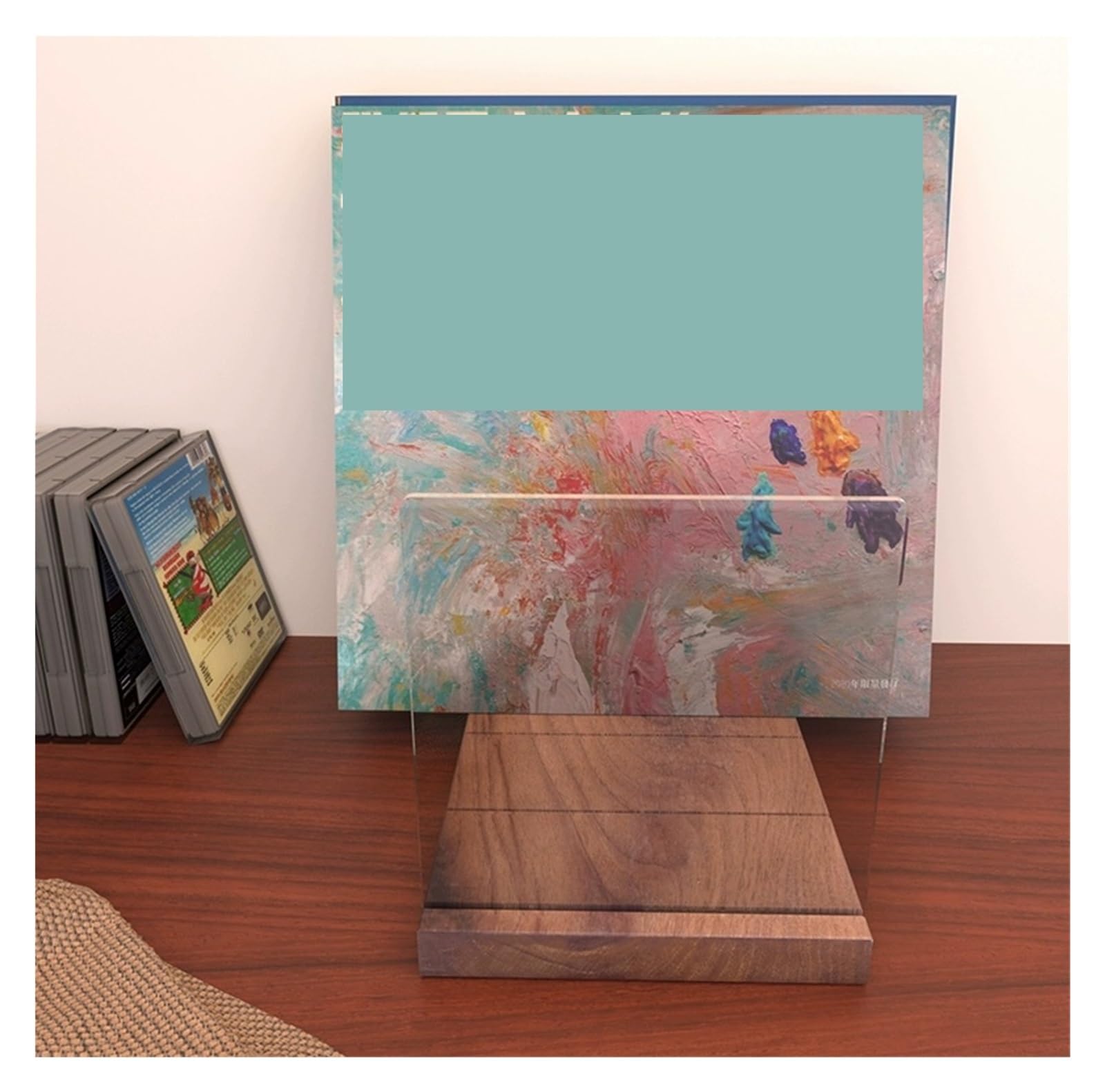 Schallplattenregal Crylic Vinyl Record Storage Holder Clear CD Organizer for 7 Oder 12 Zoll Vinyl-Schallplatten Ständer