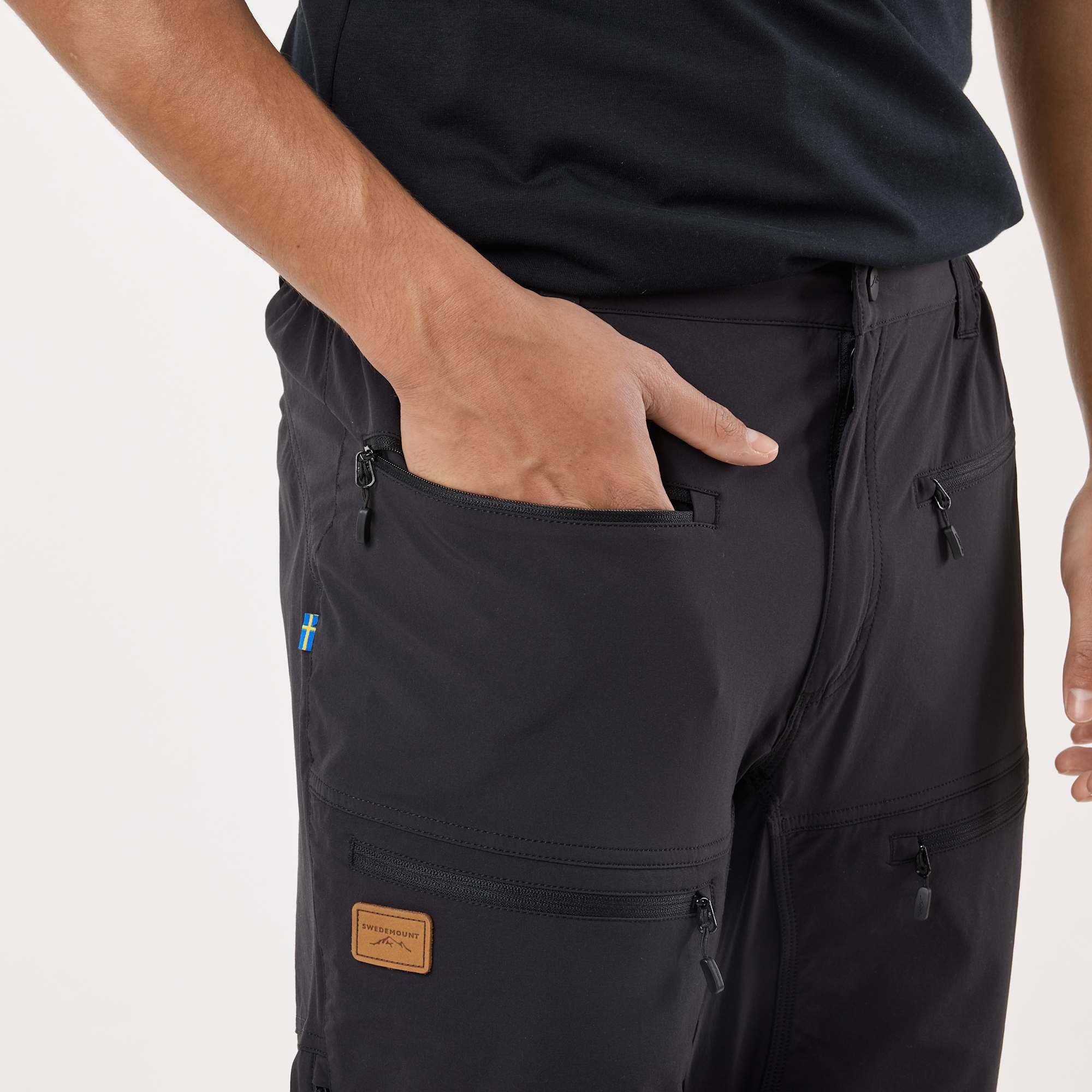 Swedemount Lofoten Pantaloni Stretch Outdoor – Traspiranti, Antivento, idrorepellenti, Resistenti per Uomo