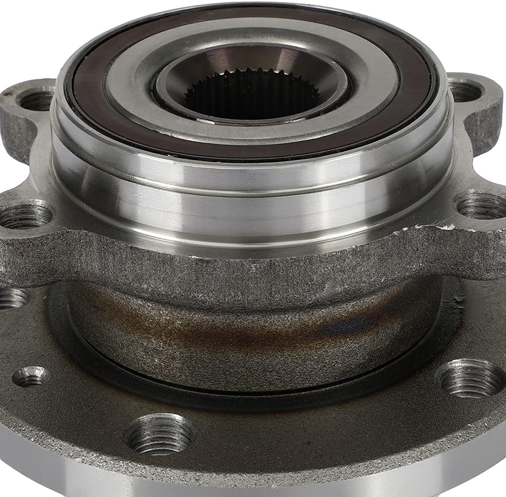 cciyu Wheel Hub Bearing Assembly Front 5 Bolts ABS with Tone Ring Sensor 513253 2006-2012 for Volkswagen Passat Front, 2012 for Volkswagen Jetta Comfortline TDI-GLI-Highline TDI-S Wheel Hubs