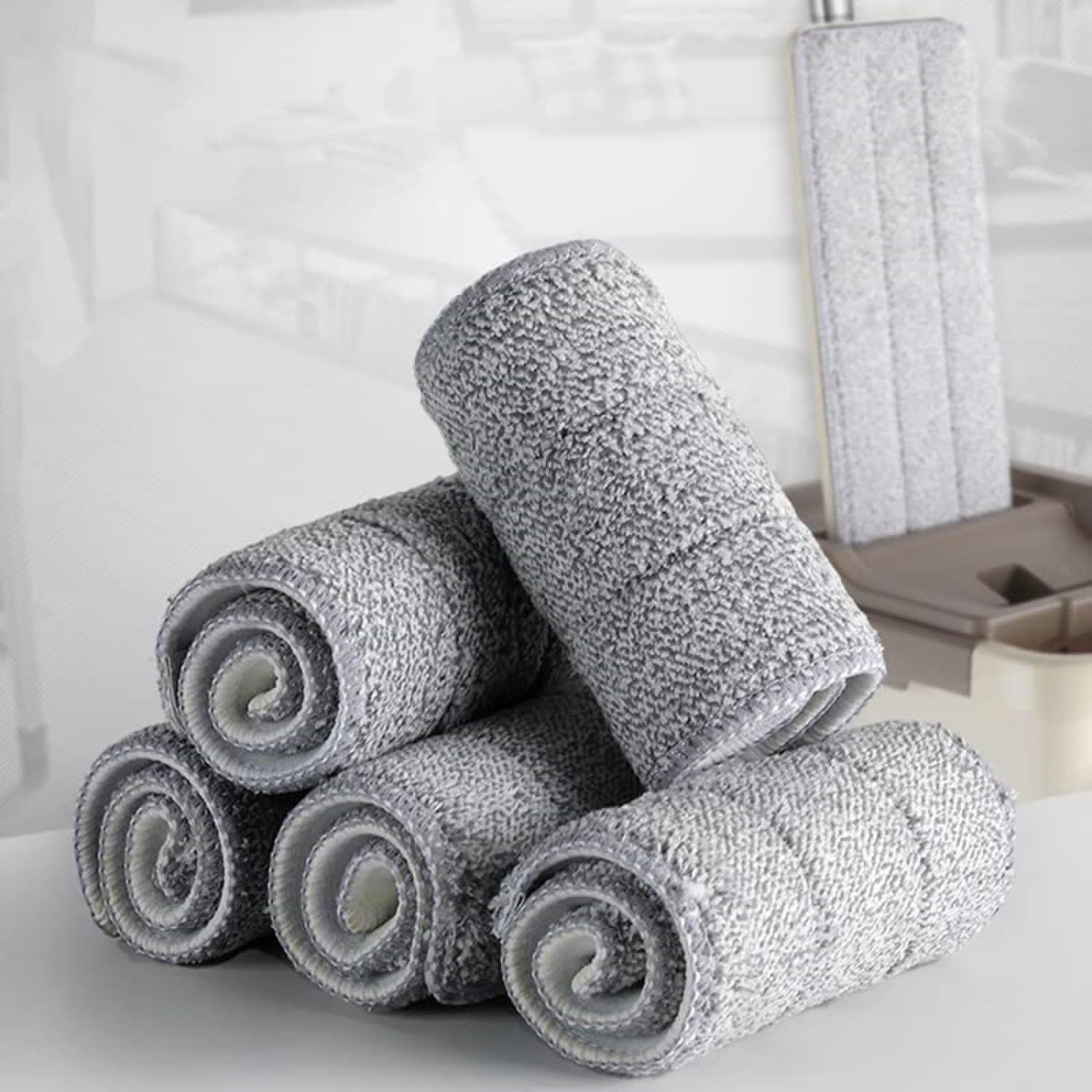 UPKARANWALE Microfiber Cloth for Kitchen, Kitchen Cleaning Cloth, Kitchen Cloth, dusting Cloth, mop Refills for Floor Cleaning, Small Mop Cloth for Small Bucket Mop(Set of 5, 32 CM X 12 CM) (B08ZSXCRJS) Amazon Price History, Amazon Price Tracker