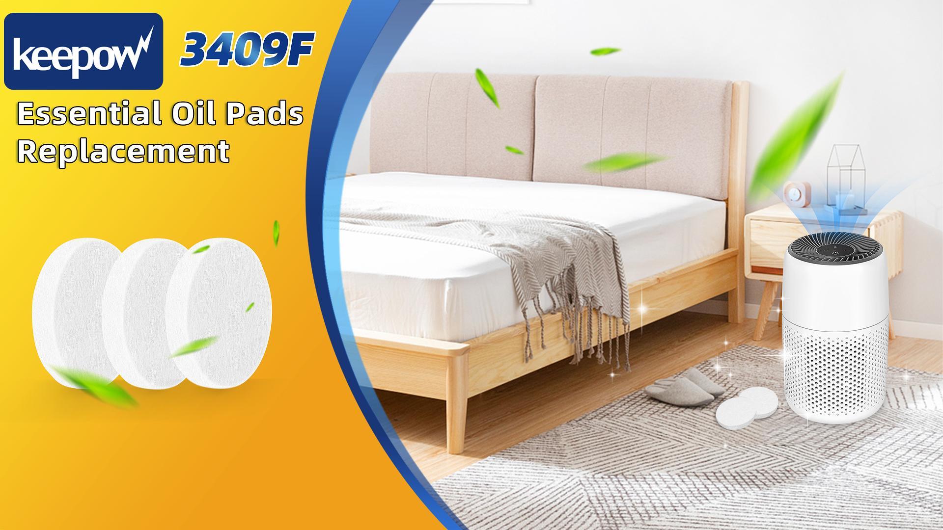 30 Pastiglie Aromatiche PATIKAL Per Umidificatore E Diffusore – In Cotone, 43x22x3 Mm, Assorbenti E Riutilizzabili, Per Oli Essenziali, Bianche