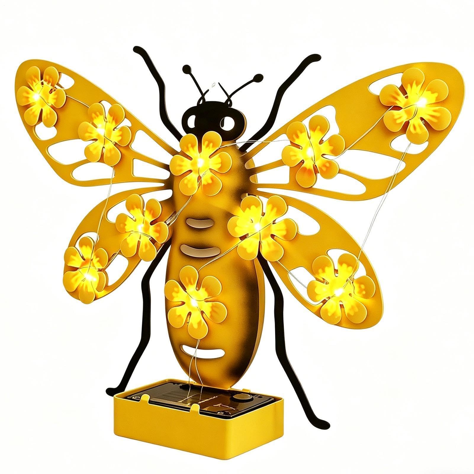 Outdoor Lights Solar Powered Waterproof Metal Art LED Lamp — image 1