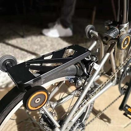 KAWN Easy Wheel for Brompton Folding Bike EZ Wheels Wheel Easywheel Golden