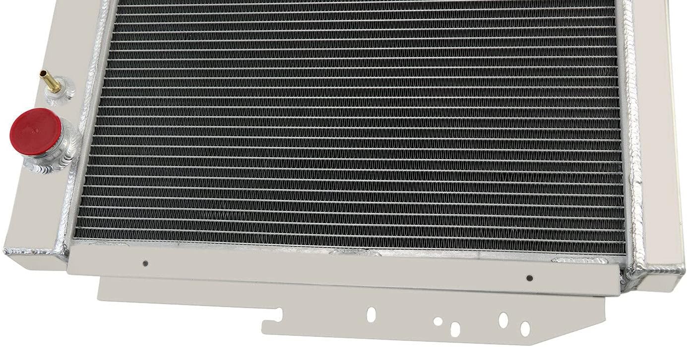 3 Row Aluminum Radiator For 79-93 Dodge D150 D250 D350 W150 W250/Ramcharger 5.2L, Replacement Radiator, Radiators