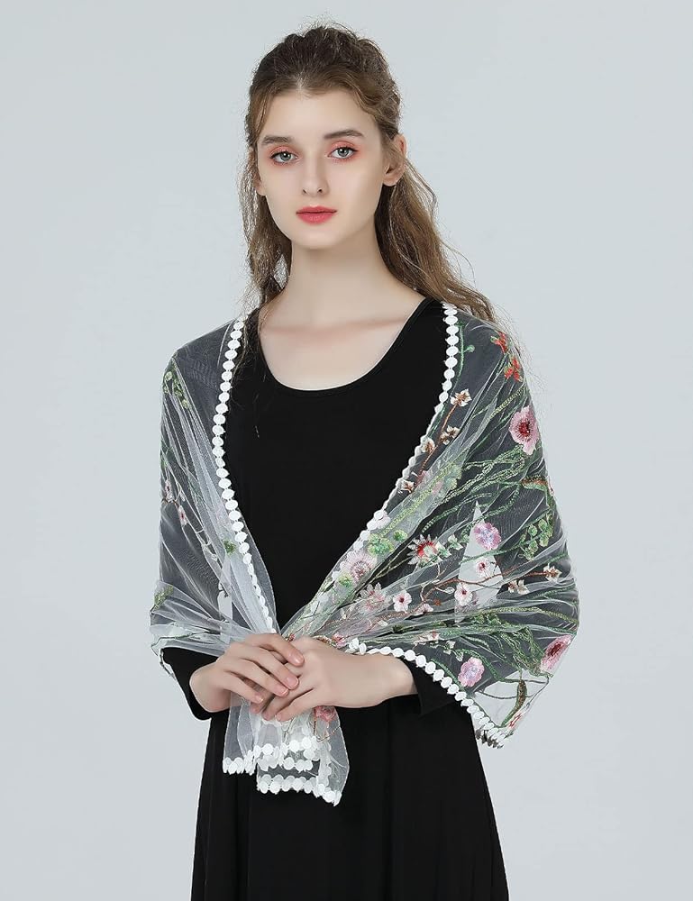 Velo Di Pizzo Chiesa BEAUTELICATE - Mantilla Per Sposa, Messa, Bianco O Nero, 120cm Con Clip - Foto 9