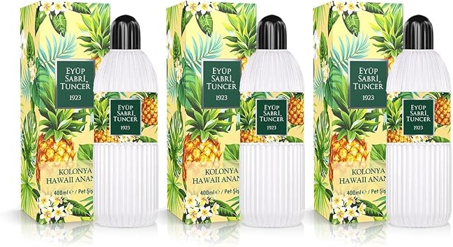 Ey p Sabri Tuncer Hawaii Ananas Kolonya 400 ml x 3