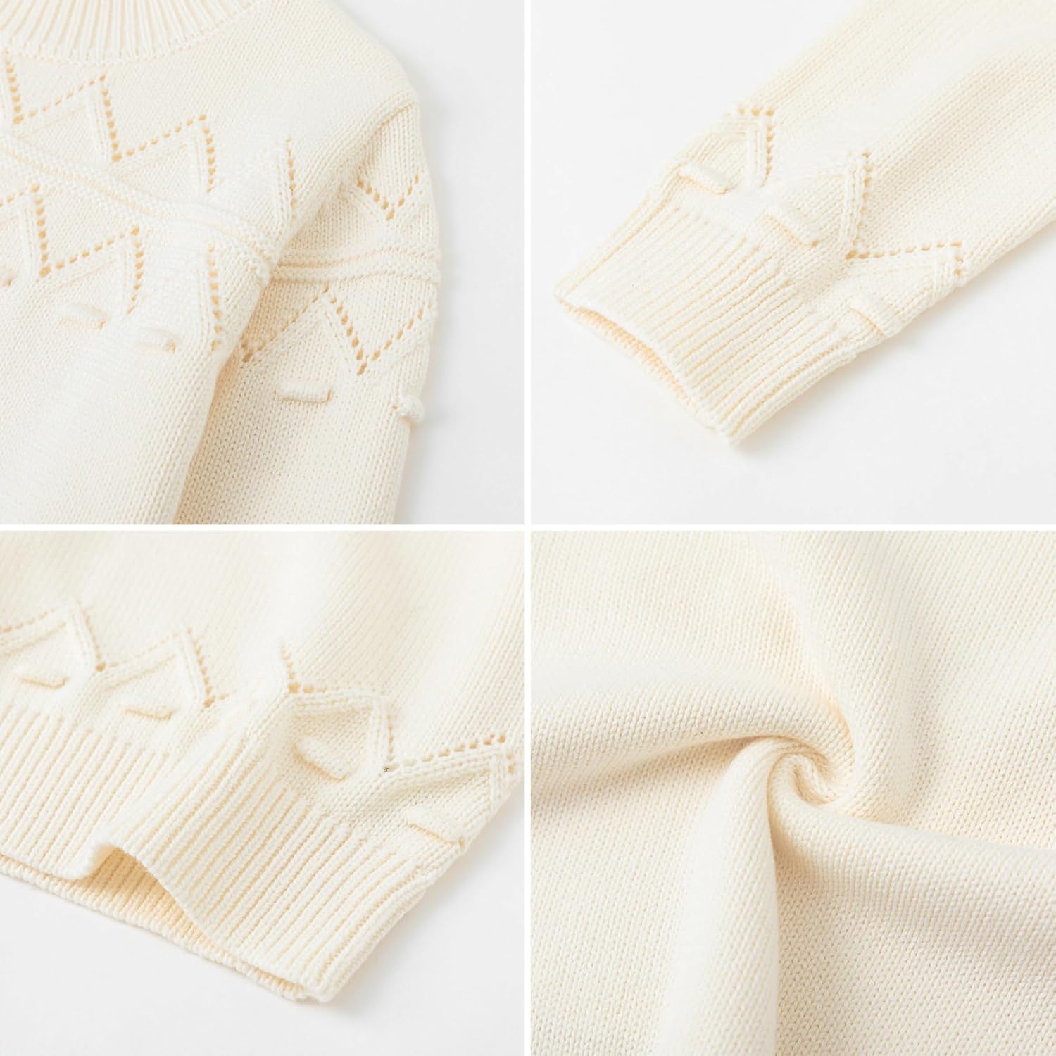 Curipeer Baby Girl Sweater Long Sleeve Knit Toddler Pullover Sweater Soft Crewneck Top for 2T-6T - Image 6