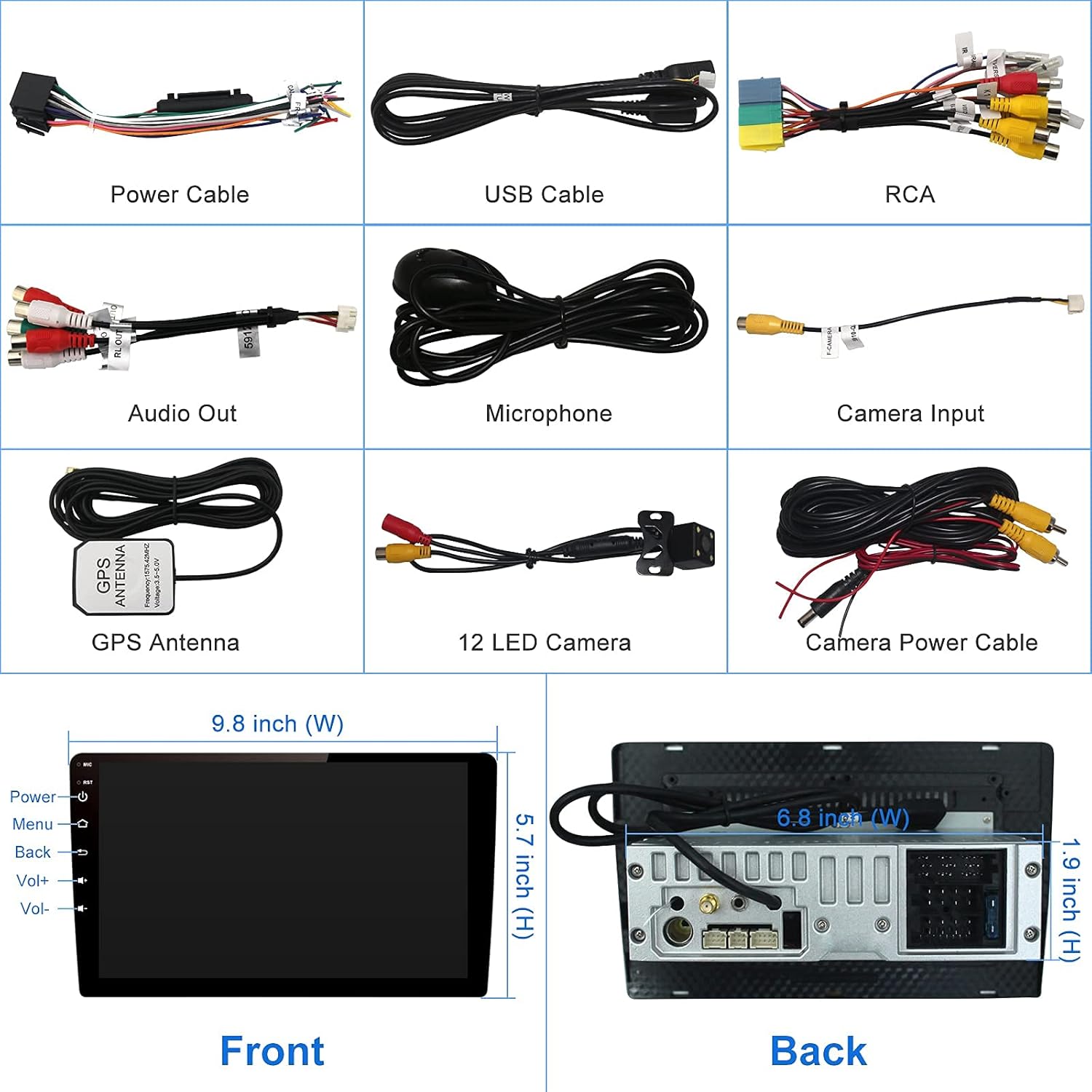 Review KSPIV Android Car Stereo for Universal with IPS Screen,10 inch 2 Din Car Radio with Carplay/Android Auto/Bluetooth/GPS Navigation/Voice Control Support Reversing (PX5 Octa Core 4G+32GB)