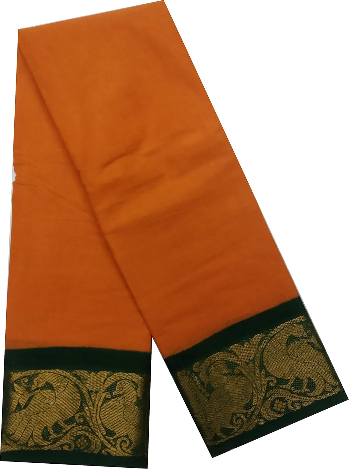 Madurai Pure Sungudi Cotton Saree – Double Side Medium Size Border & Plain Body (Without Blouse) Saree for women