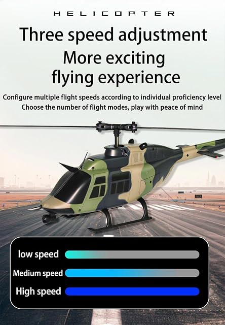 Foto 6 de 8 de RCXTechPro RC ERA C138 Bell 206 RC Helicóptero para adultos, escala 1/33 6 canales, giroscopio de 6 ejes…