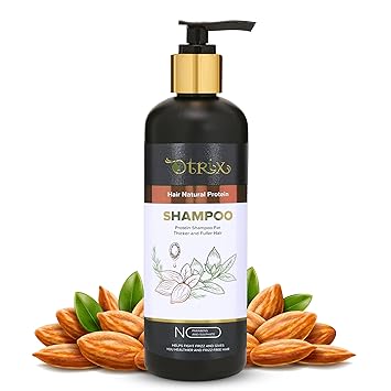 Otrix Natural Protein Shampoo to Strengthen Hair, Add Volume, Shine and Reduce Hair Fall - 300ml