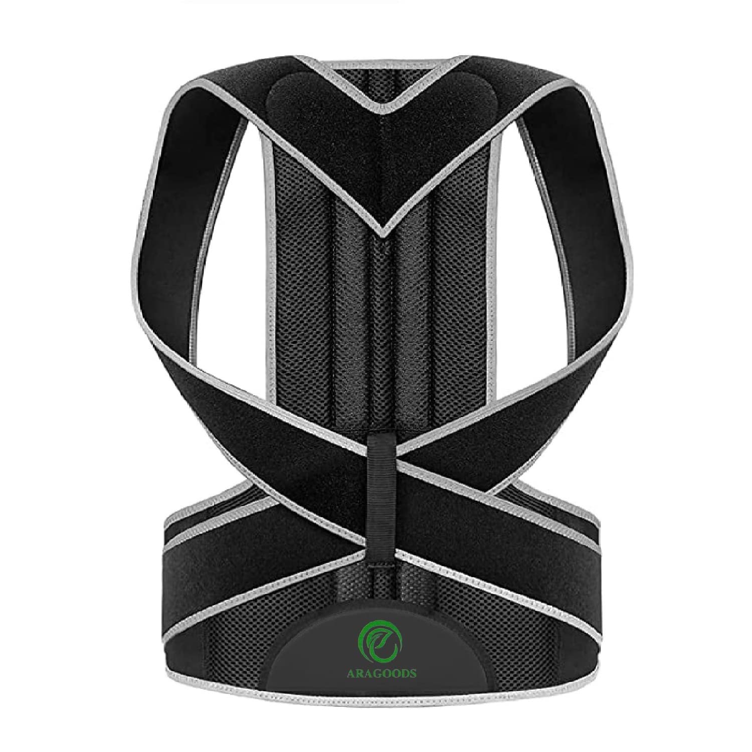 Posture Corrector for Men and Women, Adjustable Back Brace Belt, Sweat Proof Mesh, Neck, Clavicle, shoulder and upper Back Support Straighter and Pain relief, Prevent Scoliosis (M)