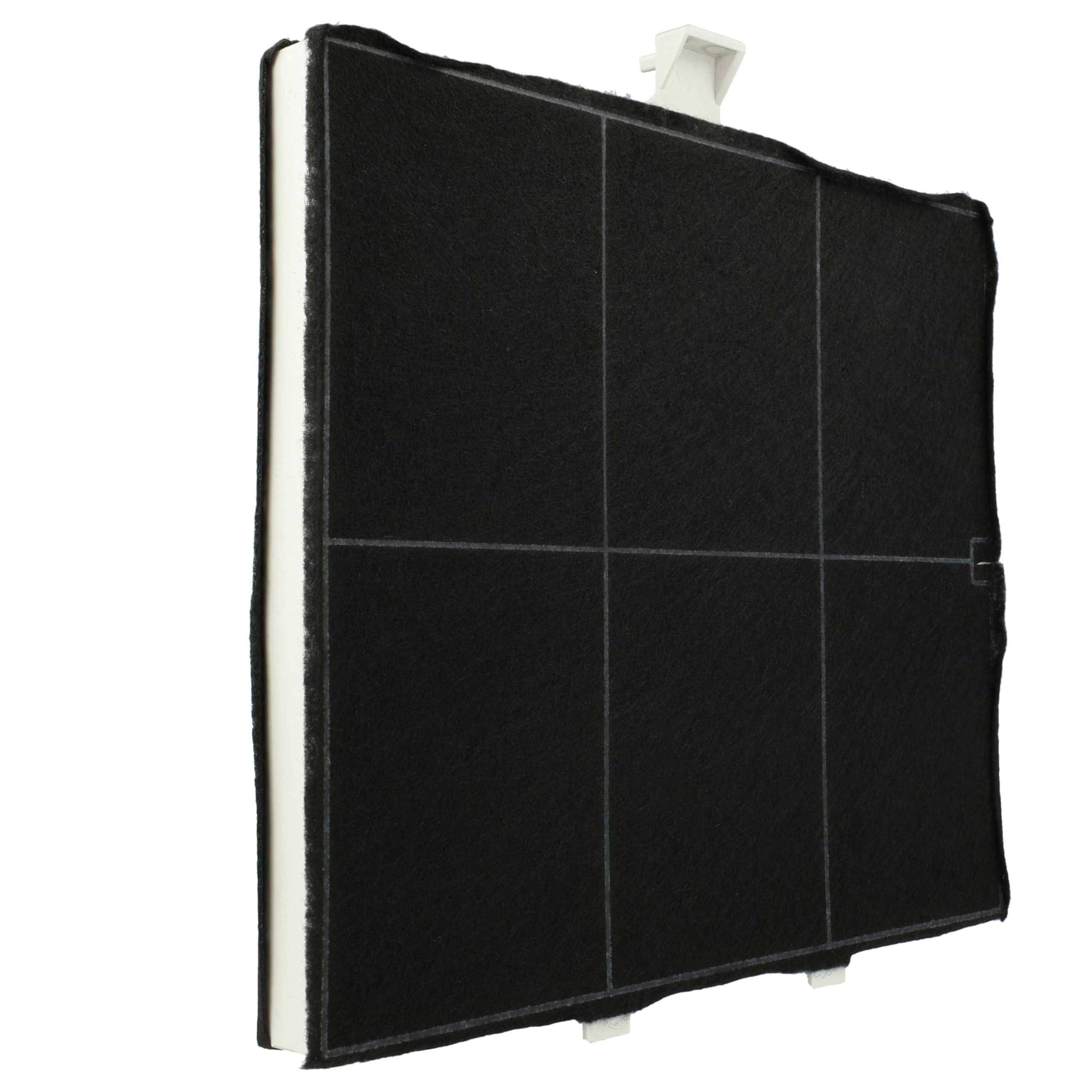 vhbw 2x filtro de carbón activado compatible con Balay 3BD873XP | 3BD891XP, 3BD892AP, 3BD892XP, 3BD893XP campanas cocina - 25,5 x 22,5 x 2,3 cm