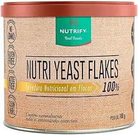 Nutrify - Levedura em Flocos Nutri Yeast Flakes - 100g - Neutro