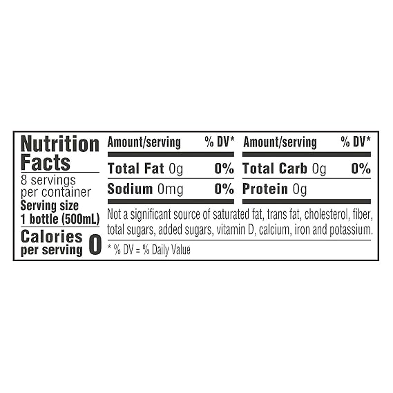 Poland Spring Sparkling Natural Spring Water, Raspberry Lime, 16.9 Ounce, Pack of 8