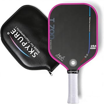Master 5.0 Control Pickleball Paddle T700sc Raw Carbon Fiber 16mm Pp Honeycomb Core/Time-Freeze Control/Usapa Approved