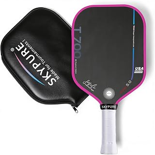 Master 5.0 Control Pickleball Paddle T700sc Raw Carbon Fiber 16mm Pp Honeycomb Core/Time-Freeze Control/Usapa Approved
