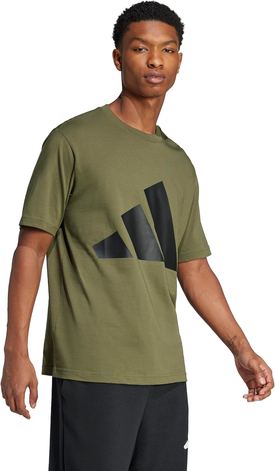 Adidas Mens Essentials Big Logo T-Shirt - Image 2