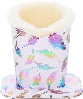 MILISTEN Soporte para gafas con forro de peluche, antiarañazos, de piel sintética, para escritorios o mesitas de noche, color blanco