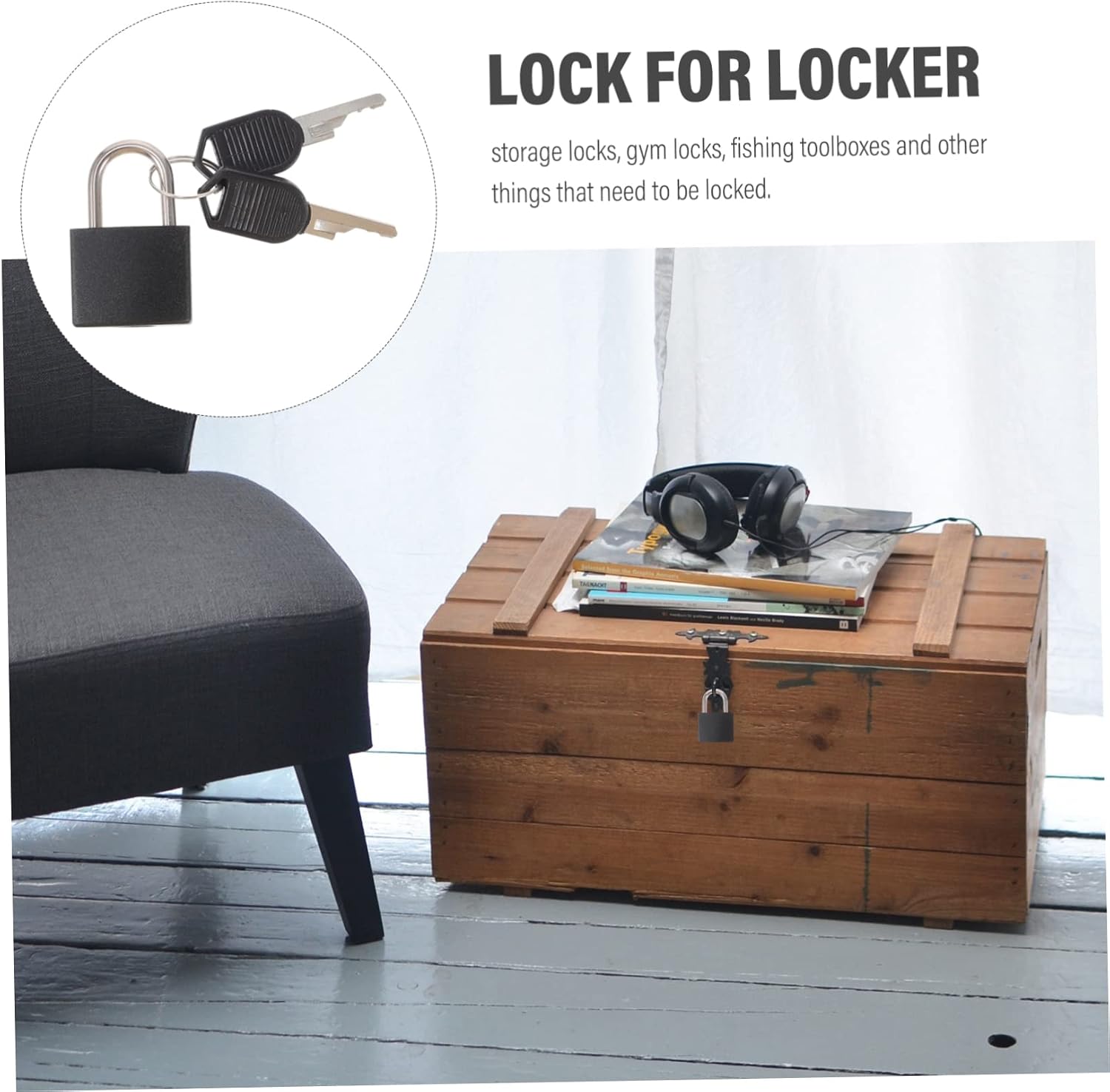 POPETPOP 2pcs Mini Brass Padlock with Key 20mm Travel Lock for Suitcase and Locker Sturdy and Compact Lock for Bags and Cabinets