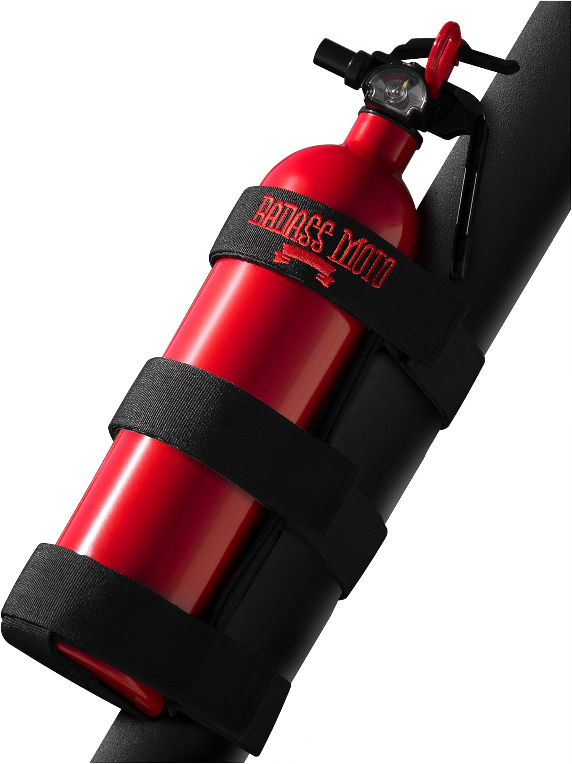 Badass Moto for Jeep Fire Extinguisher Mount. Offroad Roll Bar Extinguisher Holder. Off Road Vehicle Accessories Wrangler Camping Kit Gear. Fits 1965-2025 Jeep JL JK JKU TJ CJ JL Bronco and Gladiator