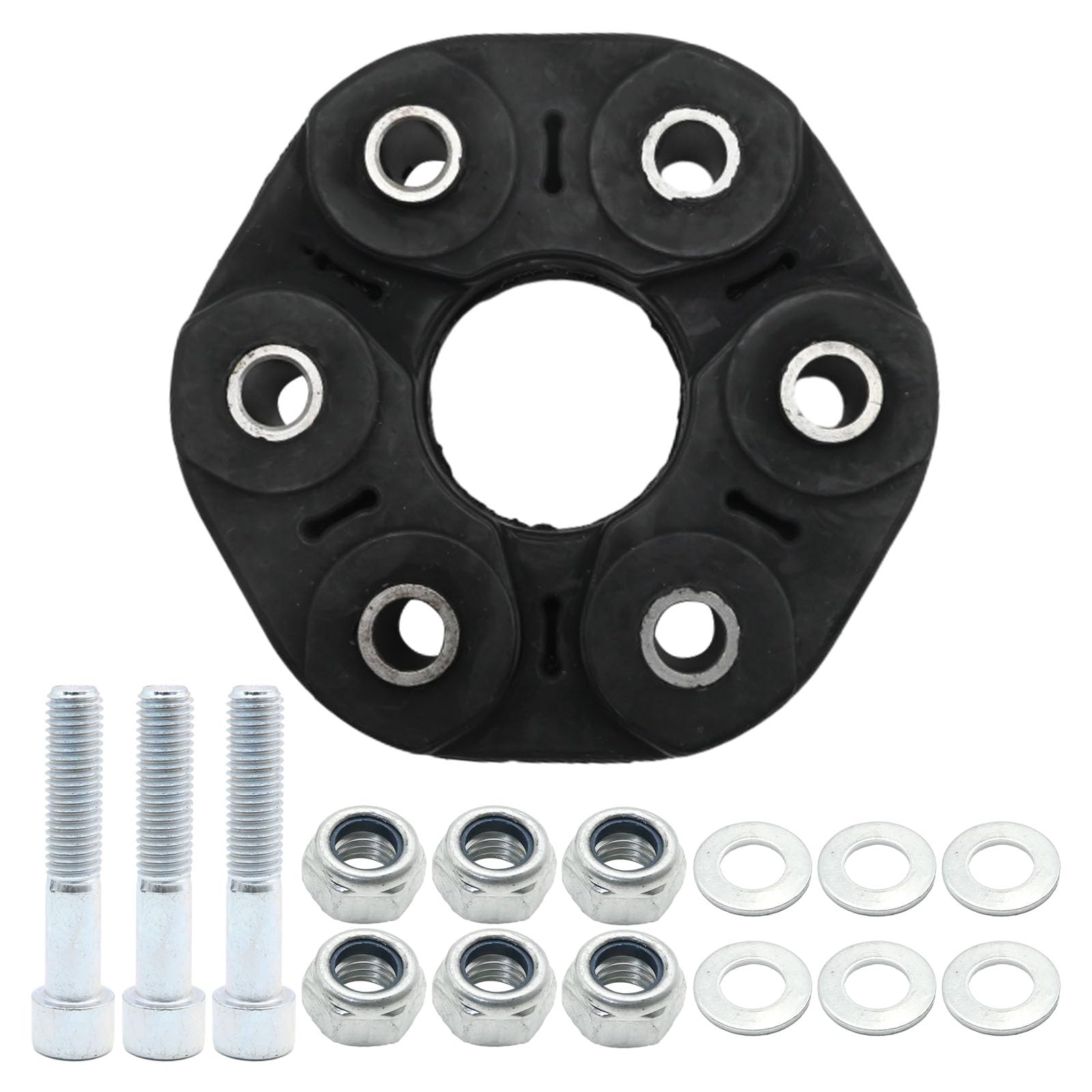 Hoypeyfiy 5127289AA Driveshaft Coupler Flex Joint with Bolts Replacement for Chrysler 300 V6 2.7L 2005 2006 2007 2008 2009 2010 Replacement for Dodge Challenger V6 3.5L 2010 Replace 5144110015