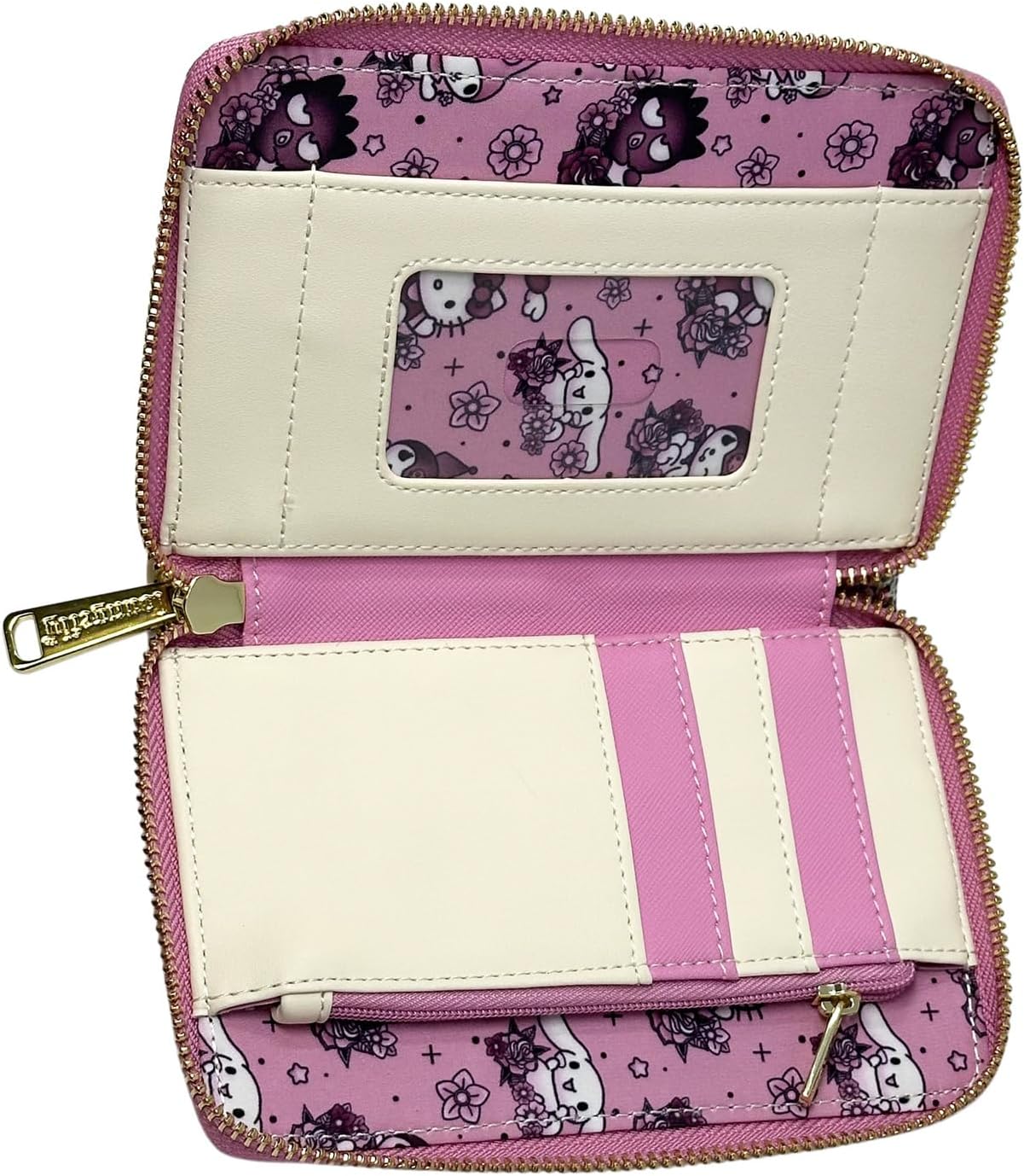 Loungefly Sanrio Hello Kitty and Friends Tattoo Allover Print Zip Around Wallet - Image 3