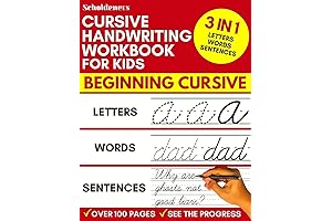 Cursive Handwriting Workbook for Kids: The B on Your Thumb