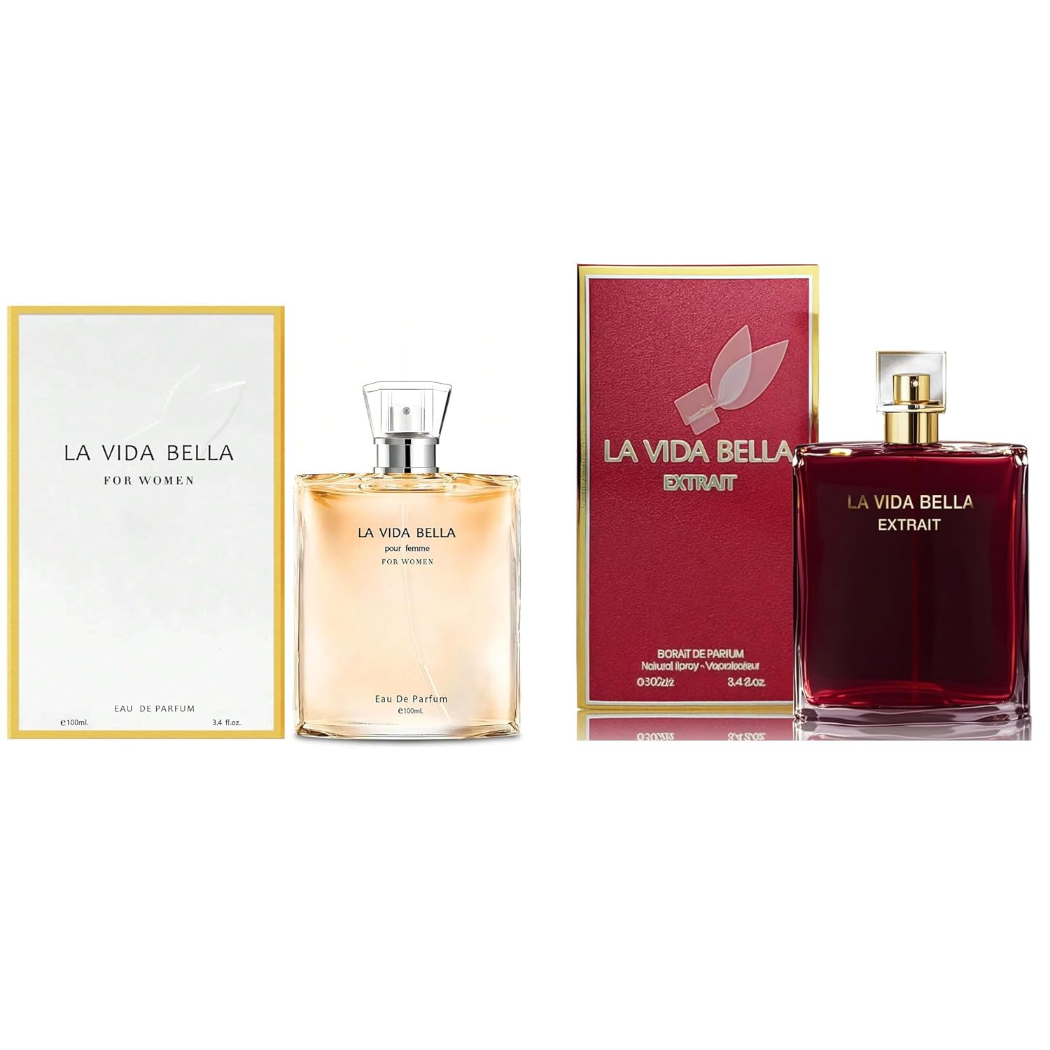 A CENTER Rio Sweet Crush Vanilla Perfume Set for Women - Floral Fragrance Gift Set with Vanilla,Sweet Fruity, Powdery, Woody&Musky | 3.4 Fl Oz Each Eau De Pafume