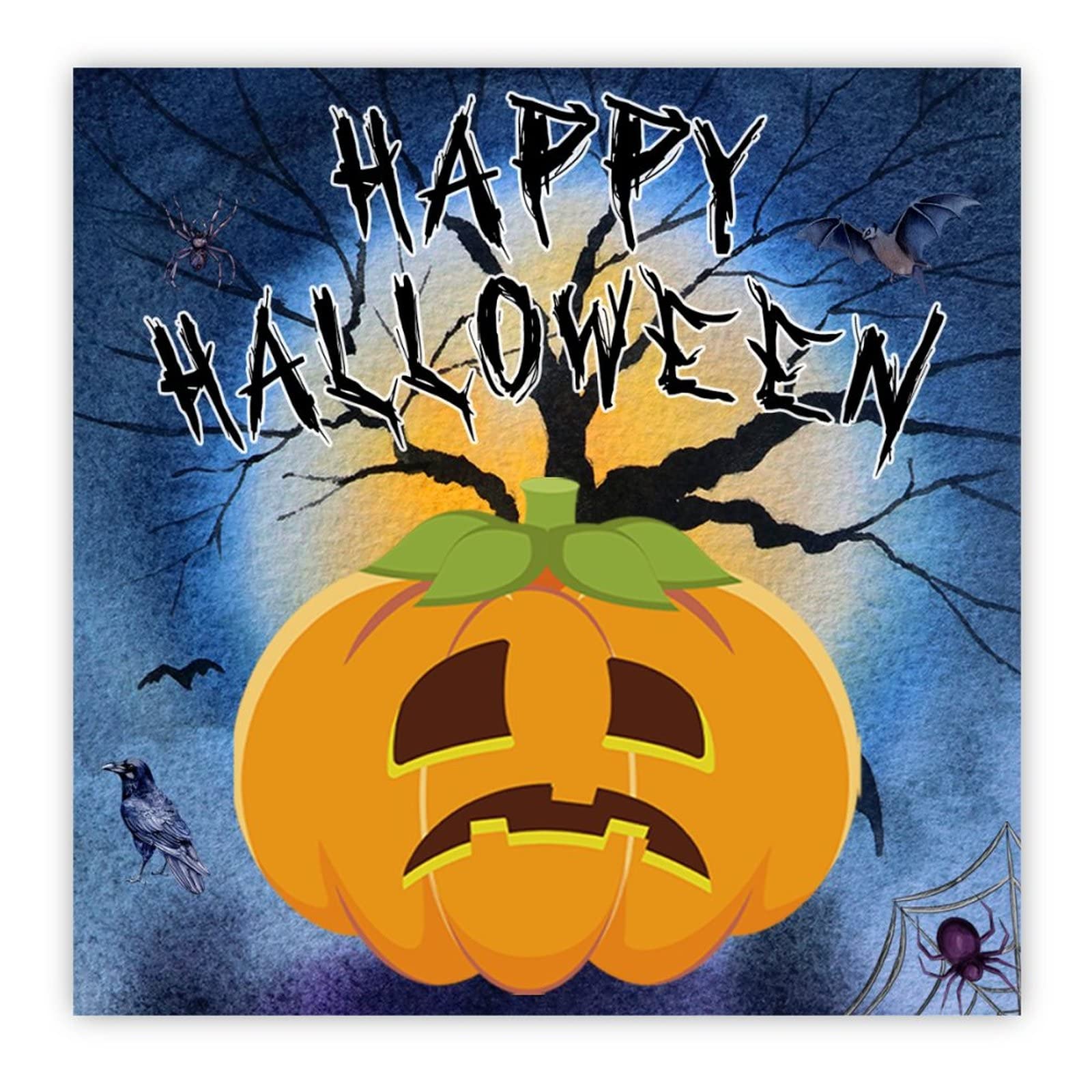 Panneau mural Halloween en bois corbeau chauve-souris salon 40cm