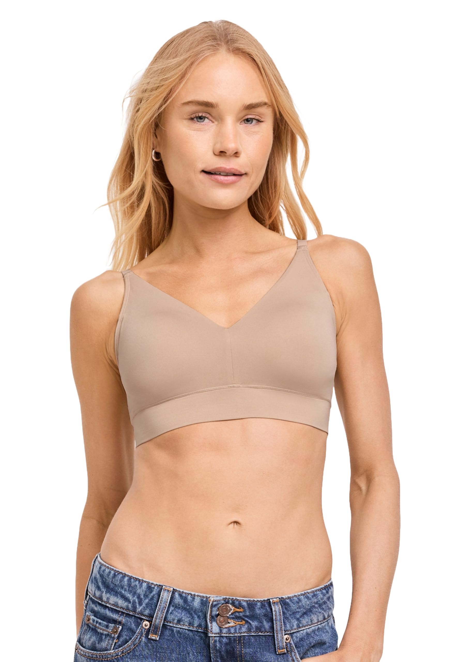 Jockey Women's Seamfree Light Lift Bralette, Light, L