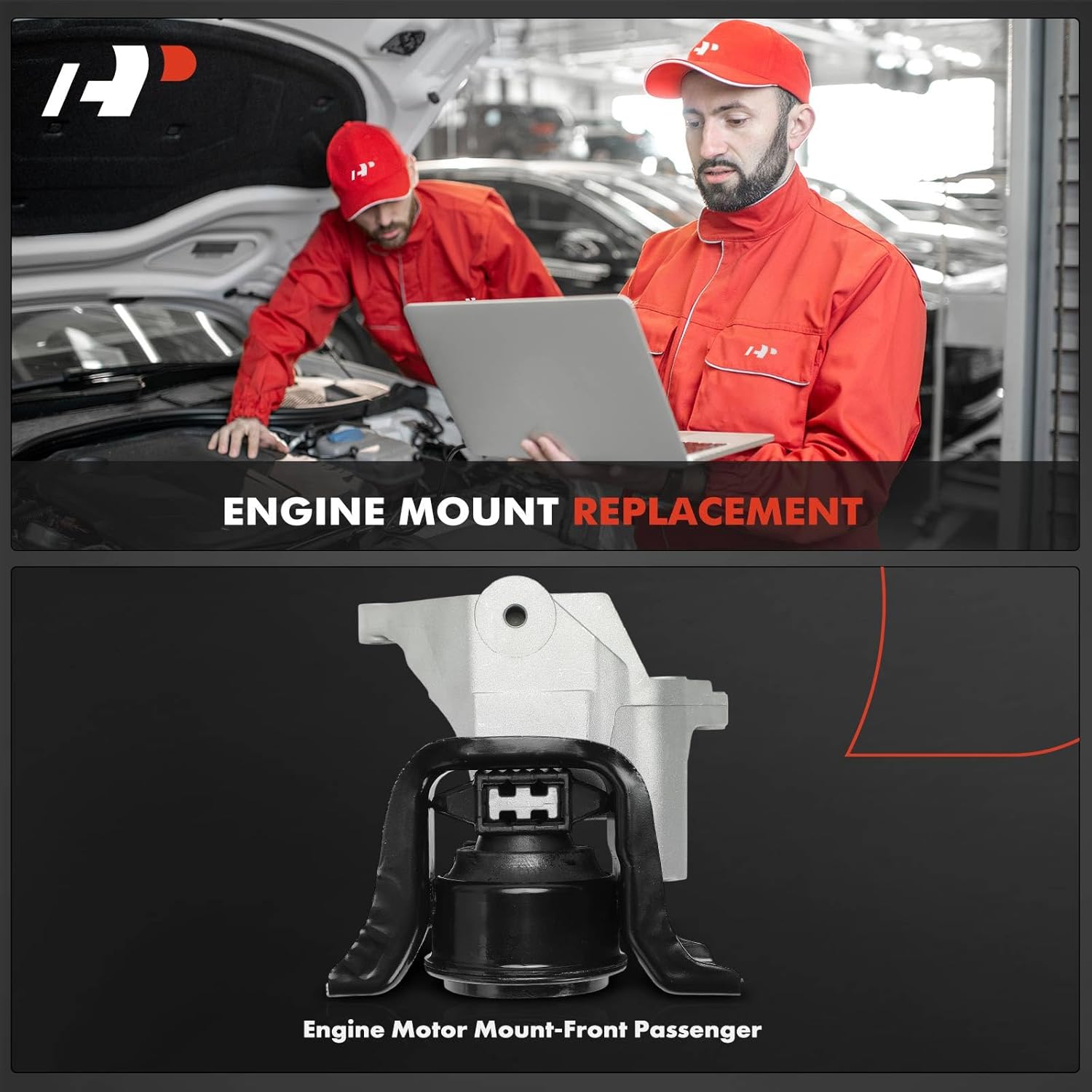 A-Premium Front Right Engine Motor Mount Compatible with Nissan Juke 2011-2014 L4 1.6L & Sentra 2013 L4 1.8L