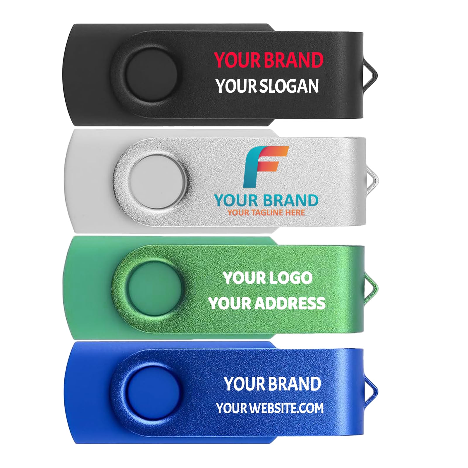 Niestandardowy dysk flash USB 32 GB 25 sztuk, dostosuj dyski USB 32 GB nadruk z logo tekstem lub obrazem Dostosowane pendrive jako upominki promocyjne, marka wykonana ze spersonalizowanych pamięci USB