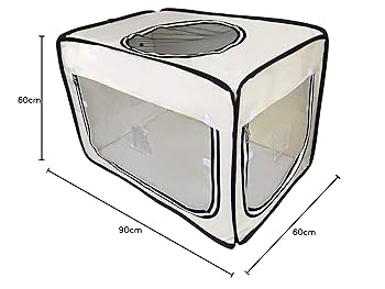 ペット用酸素室 酸素ケージ 酸素テント ペットオキシホテル スクエアS ペット用酸素室ケージ ペットオキシホテル スクエアXS 小 酸素