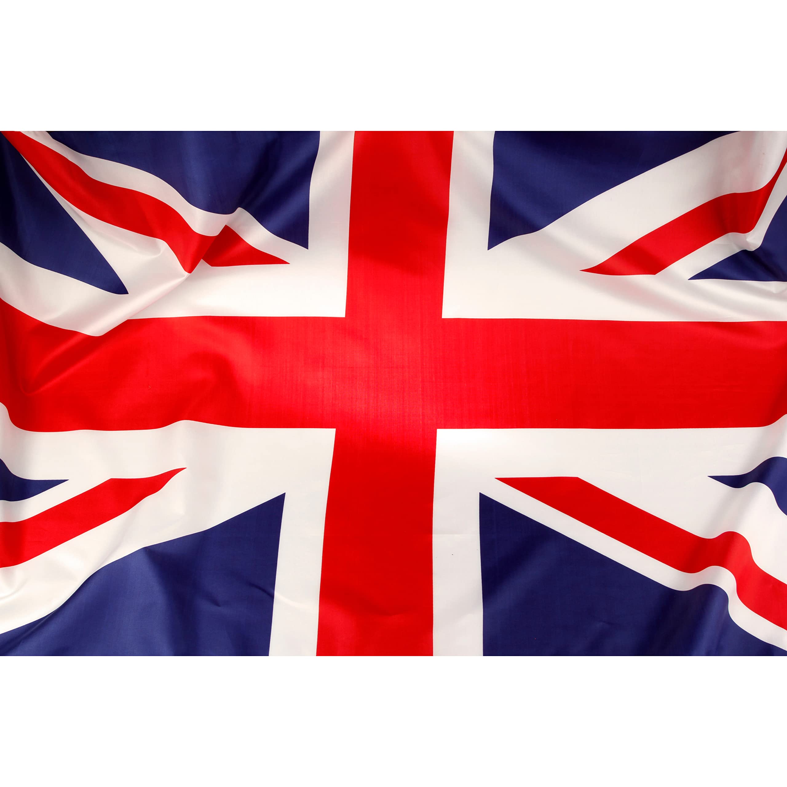 Lizzy 2 x Jumbo Union Jack Flag 8ft x 5ft (2.4m x 1.5m) | Indoor or Outdoor Party Supplies Decor VE Day Celebrations Football England Decoration