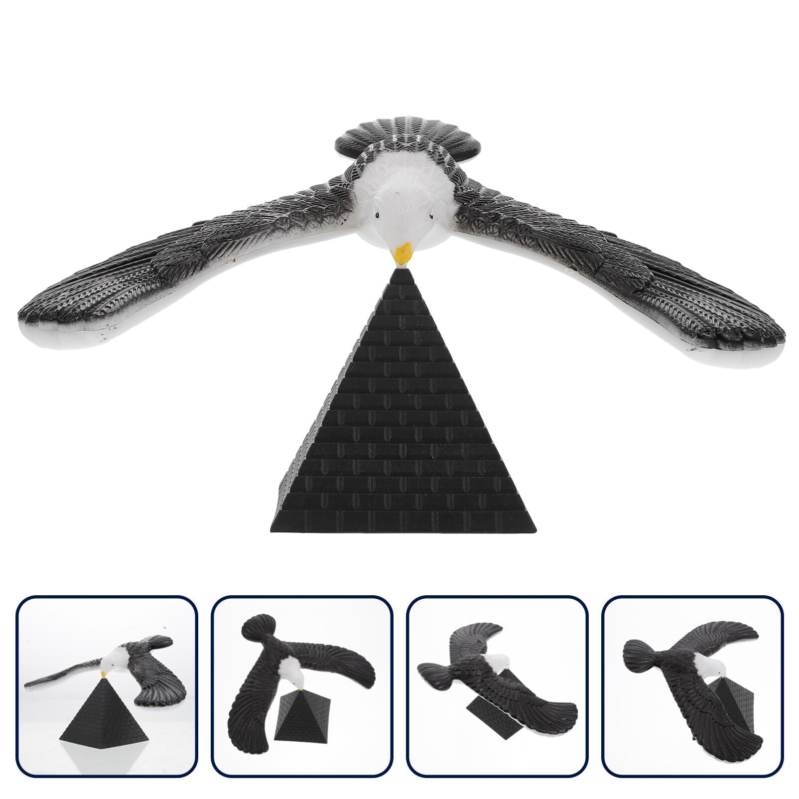 Toyvian 1set Balance Eagle Toy Boy Girl Balancing Bird Educational Toy for Imaginative Play Desktop and Compact Design for Easy Storage - Image 4