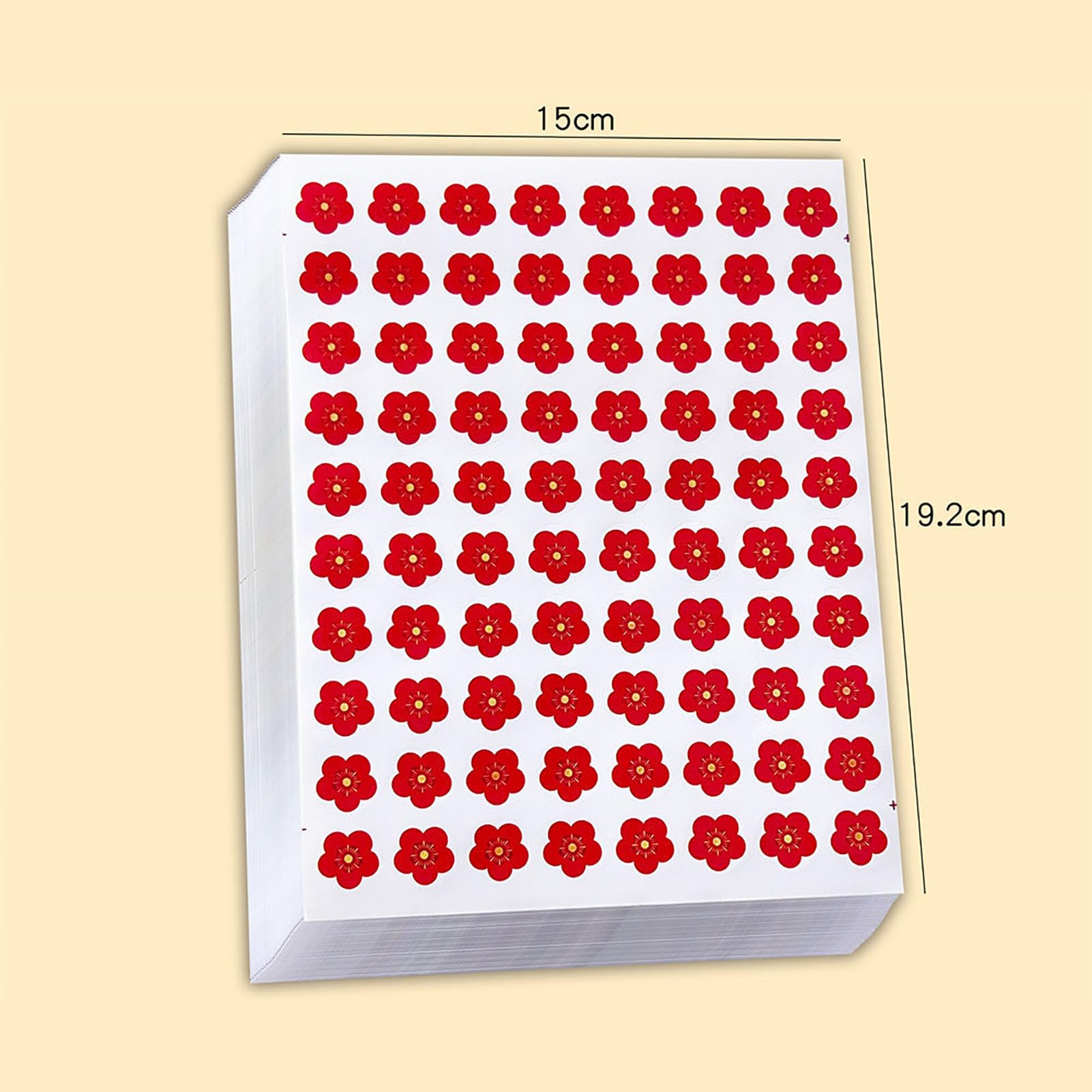 Tyenaza 800pcs Reward Stickers, Little Red Flowers Reward Stickers Students Self Adhesive Stickers for Kindergarten Primary School - Image 3